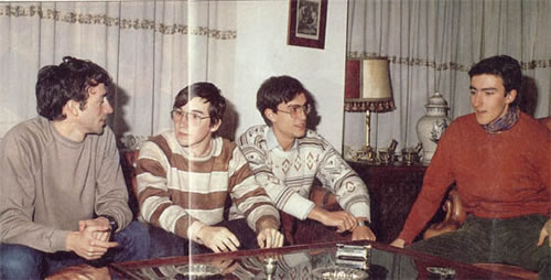 Paco Menéndez, Carlos Granados, Camilo Cela y Fernando Rada